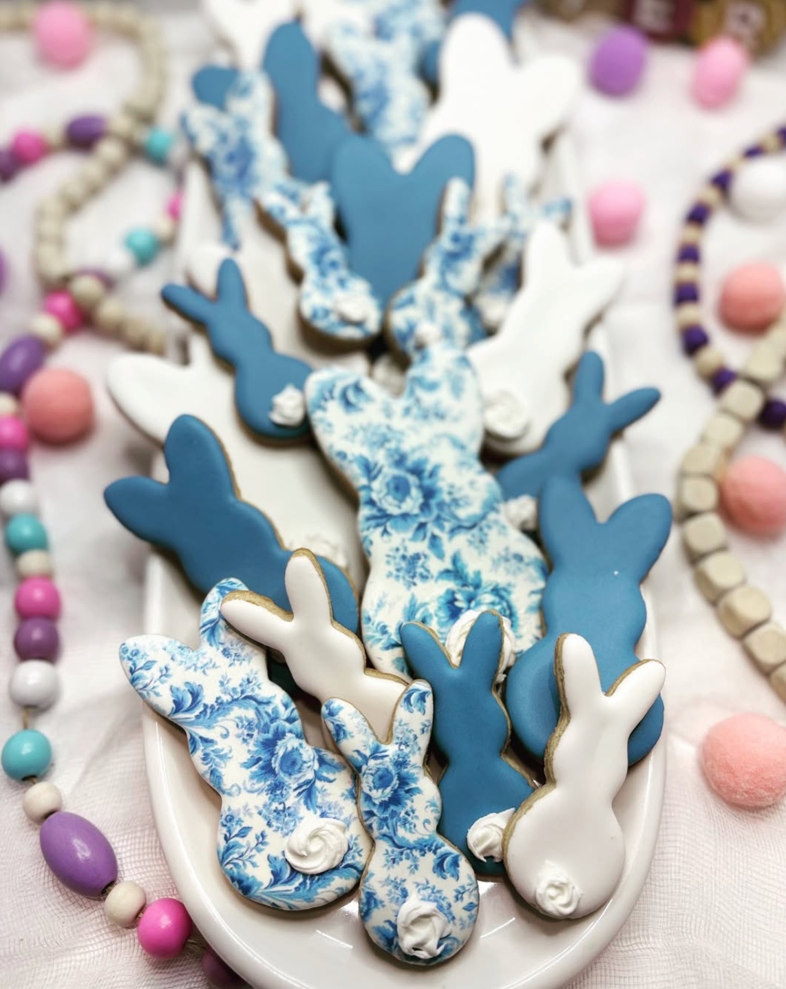 Bunny shaped cookies